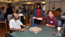 Acquisition Interns Spend the Day with Veterans at the VA Loch Raven Community Living and Rehabilitation Center