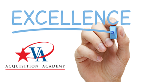 Excellence in blue marker