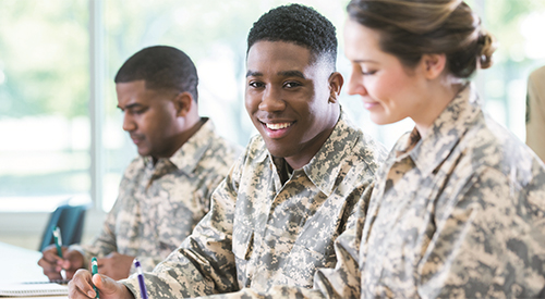Three Service members